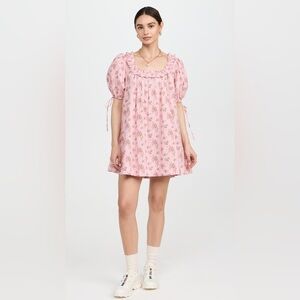 Damson Madder Jemima ruffle mini dress - vintage floral NWT